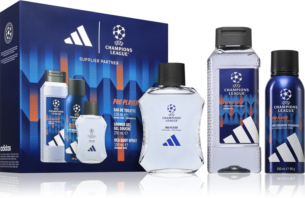 Adidas UEFA Champions League Pro Player lahjasetti miehille