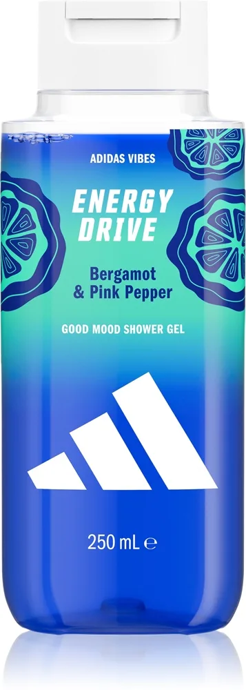 Adidas Vibes Energy Drive Brusegel unisex 250 ml