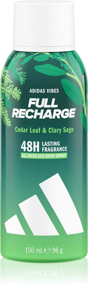 Adidas Vibes Full Recharge Deodorant Unisex 150 ml