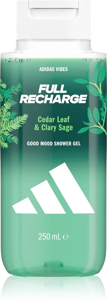Adidas Vibes Full Recharge Brusegel unisex 250 ml