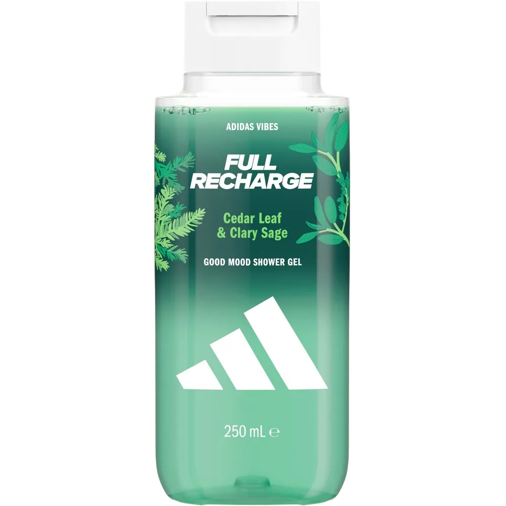 Adidas Vibes Full Recharge Duschtvål unisex 250 ml