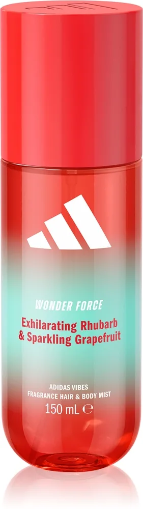 Adidas Vibes Wonder Force hajustettu vartalo- ja hiussuihke naisille 150 ml