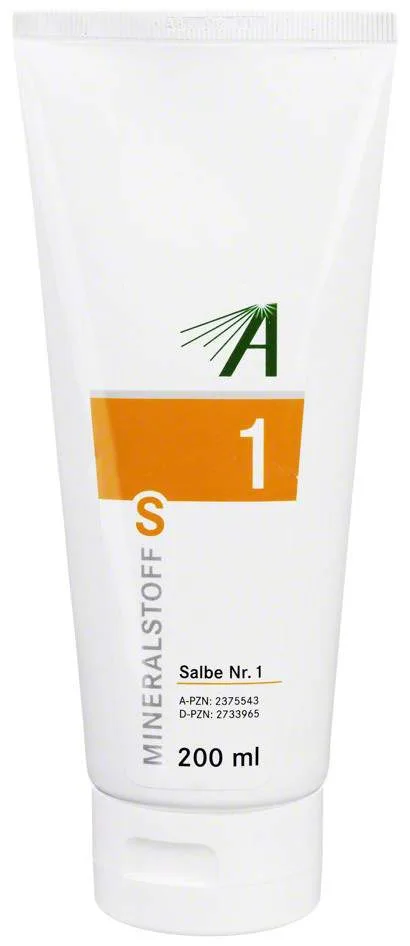 Mineralstoff Salbe Nr.1 200 ml Creme - Zur Anwendung auf der Haut