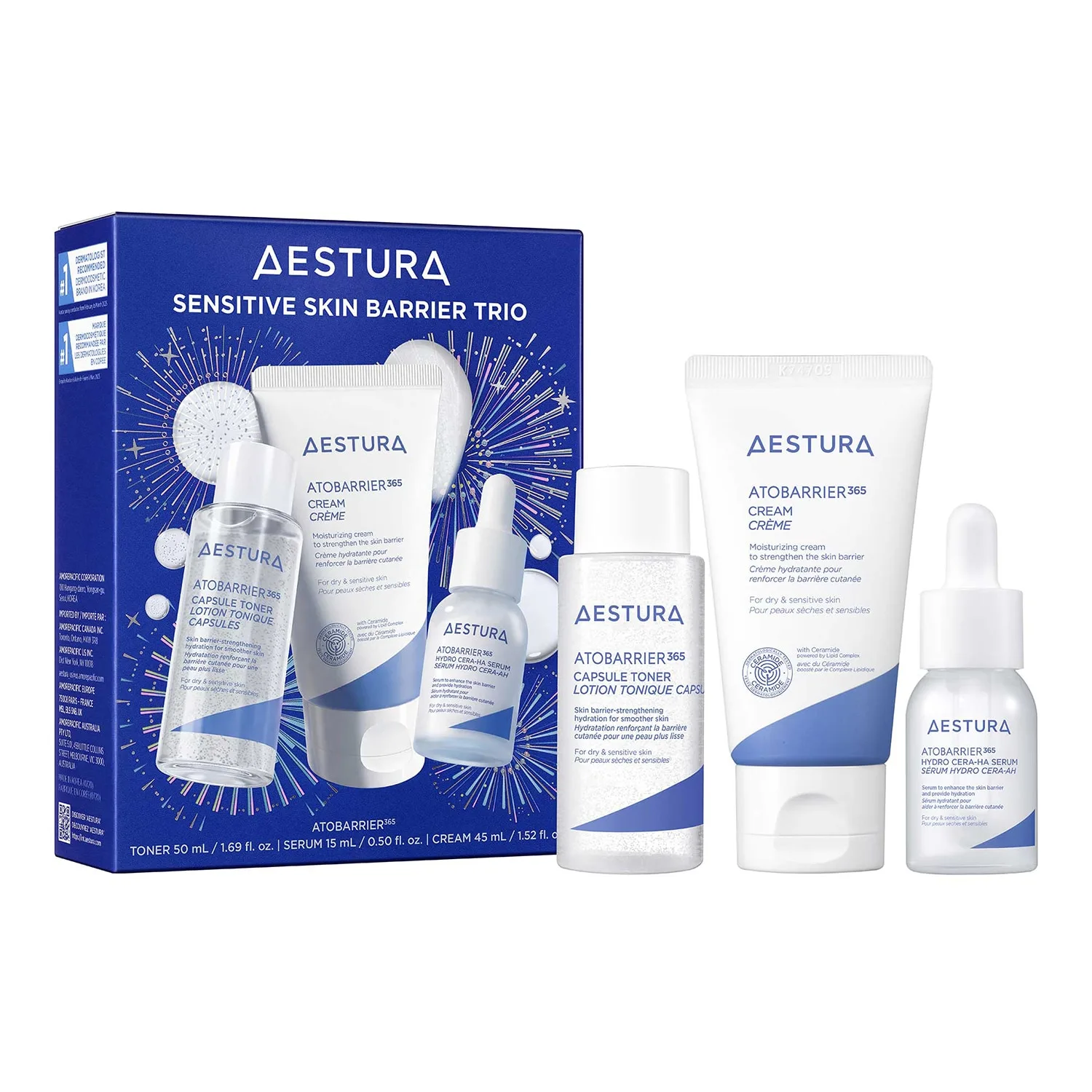 ATOBARRIER365 Sensitive Skin Barrier Trio - Hudvårdsset för känslig hud