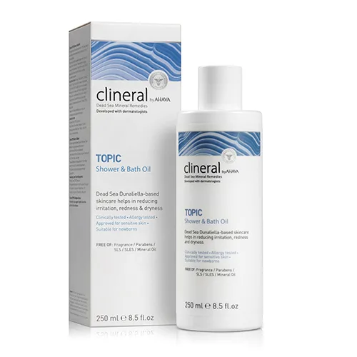 Ahava CLINERAL TOPIC Shower & Bath Oil 250 ml.