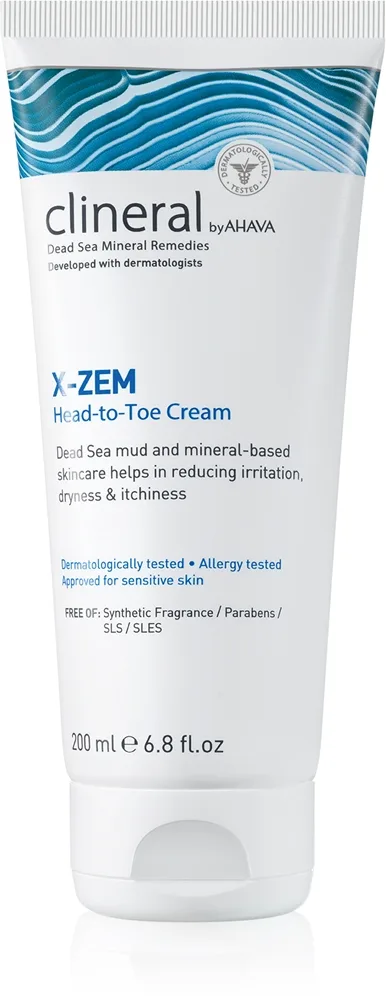 AHAVA Clineral X-ZEM intensiv kräm för hela kroppen Mot irritation och klåda 200 ml