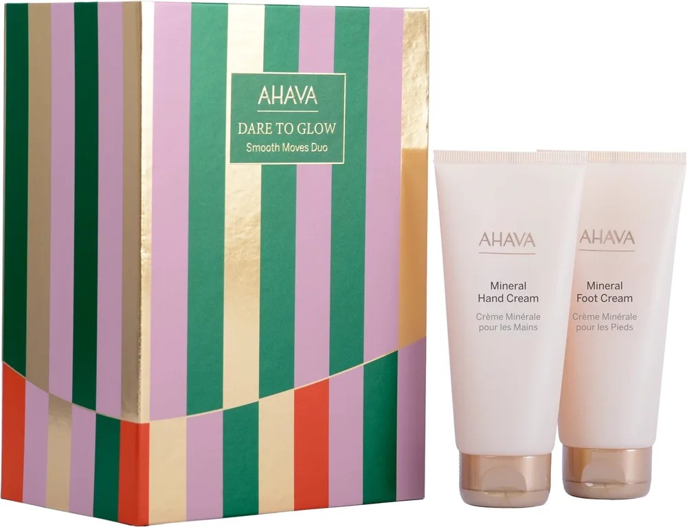 AHAVA Dare to Glow Smooth Moves Duo Geschenkset zum nähren und Feuchtigkeit spenden