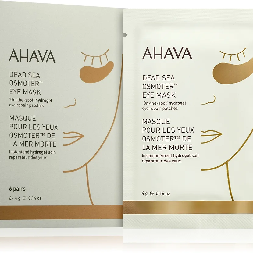 AHAVA Dead Sea Osmoter hydrogeelinaamio silmänympärysiholle kirkastamaan ja kosteuttamaan 4 g