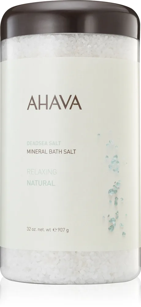 AHAVA Dead Sea Salt Natural Relaxing Badsalt med Dödahavsmineraler 907 g