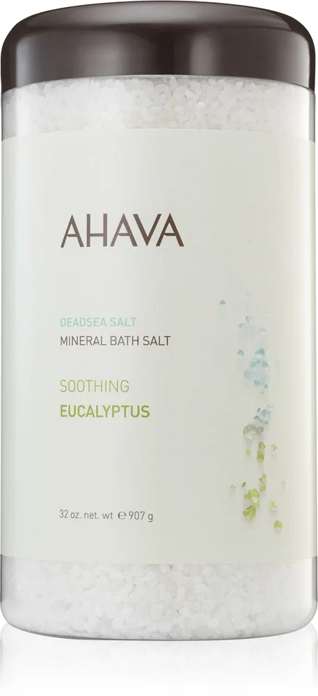 AHAVA Dead Sea Salt Soothing Eucalyptus Badsalt med Dödahavsmineraler 907 g
