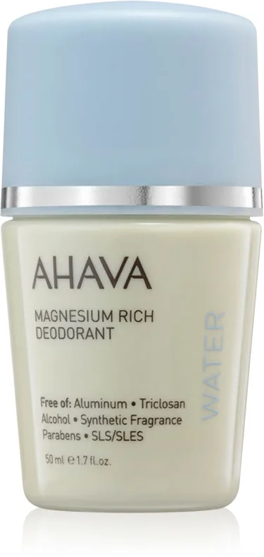 AHAVA Dead Sea Water Magnesium Rich Deodorant roll-on-deodorantti naisille 50 ml
