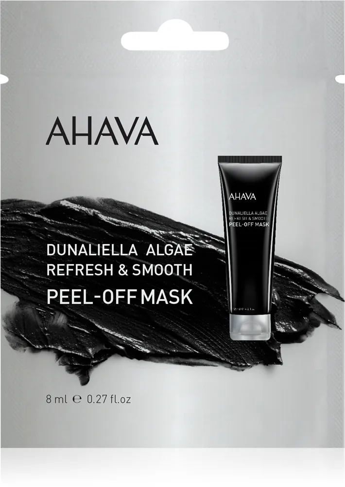 AHAVA Dunaliella virkistävä peel-off-naamio akneihon virheiden ehkäisyyn 8 ml