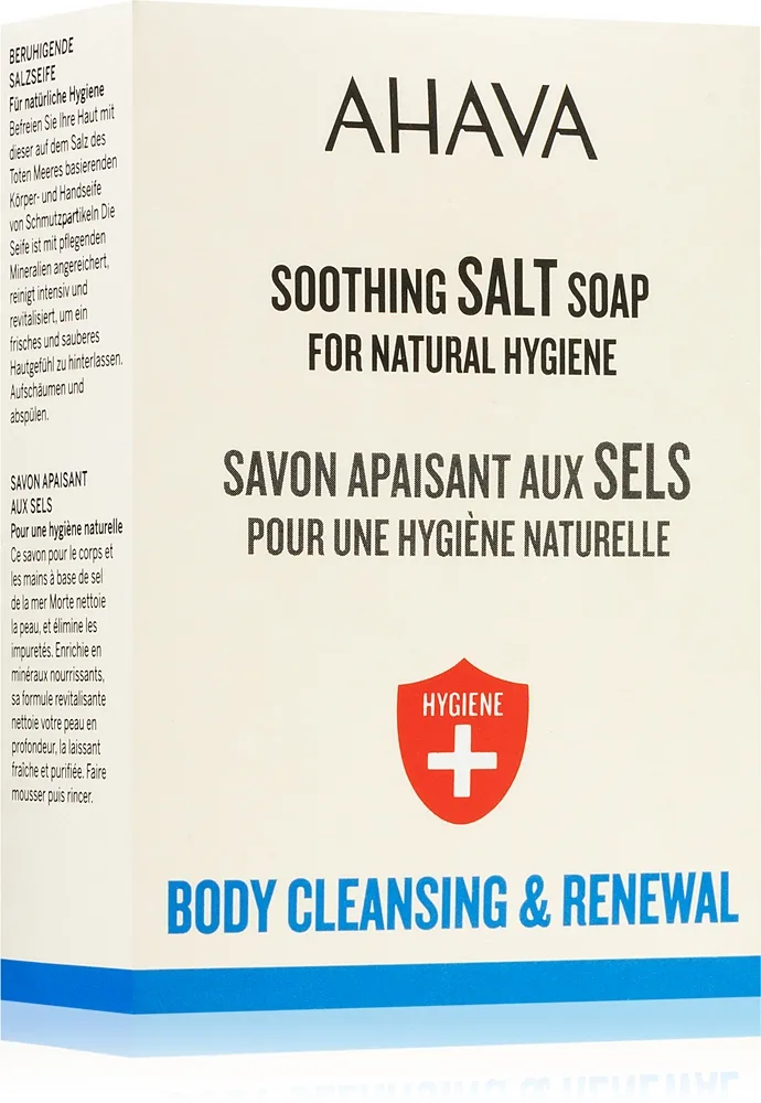 AHAVA Hygiene+ Soothing Salt Soap Tvålbit för att lindra huden 100 g