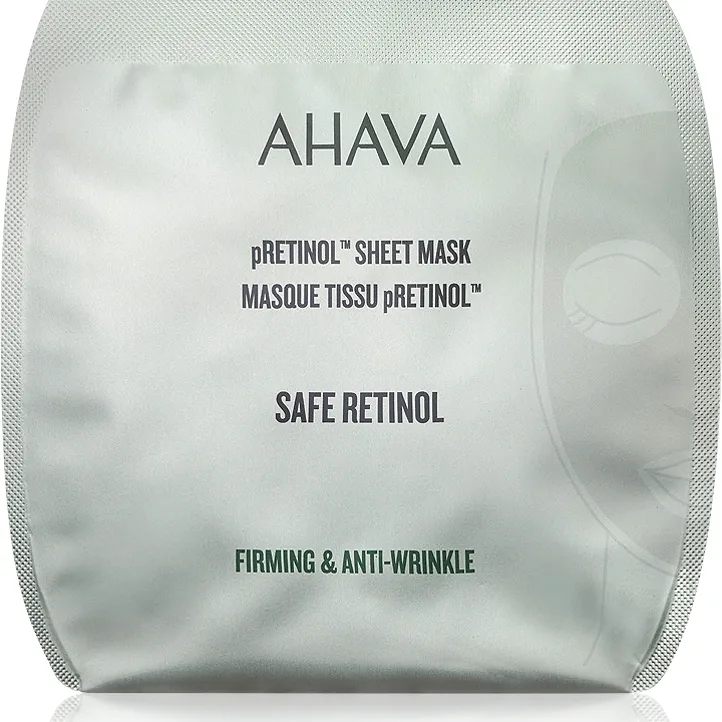 AHAVA Safe Retinol silottava kangasnaamio sisältää retinolia 1 kpl