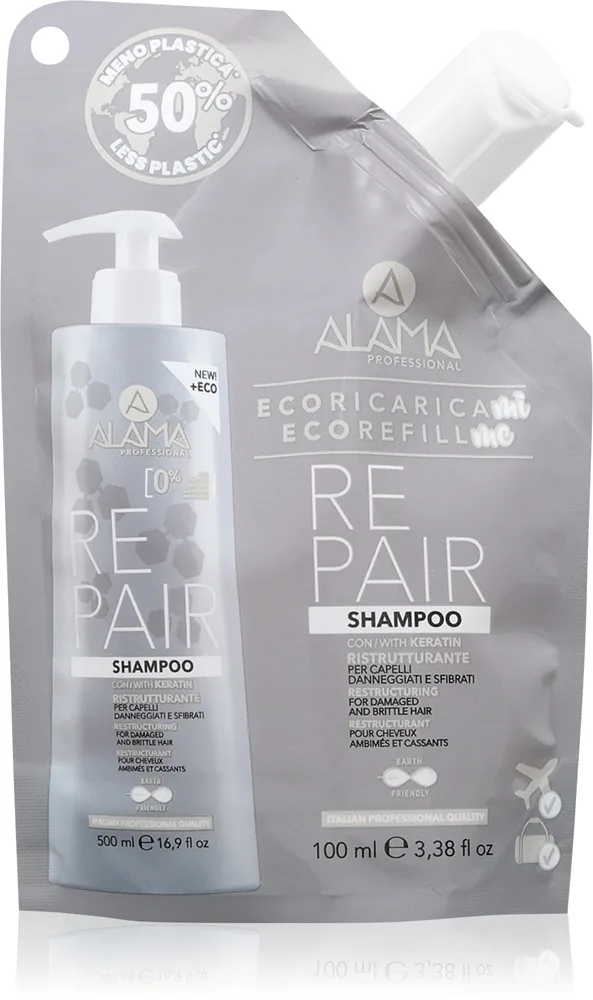 Alama Professional Repair Shampoo Restorativ shampoo Eco Refill 100 ml
