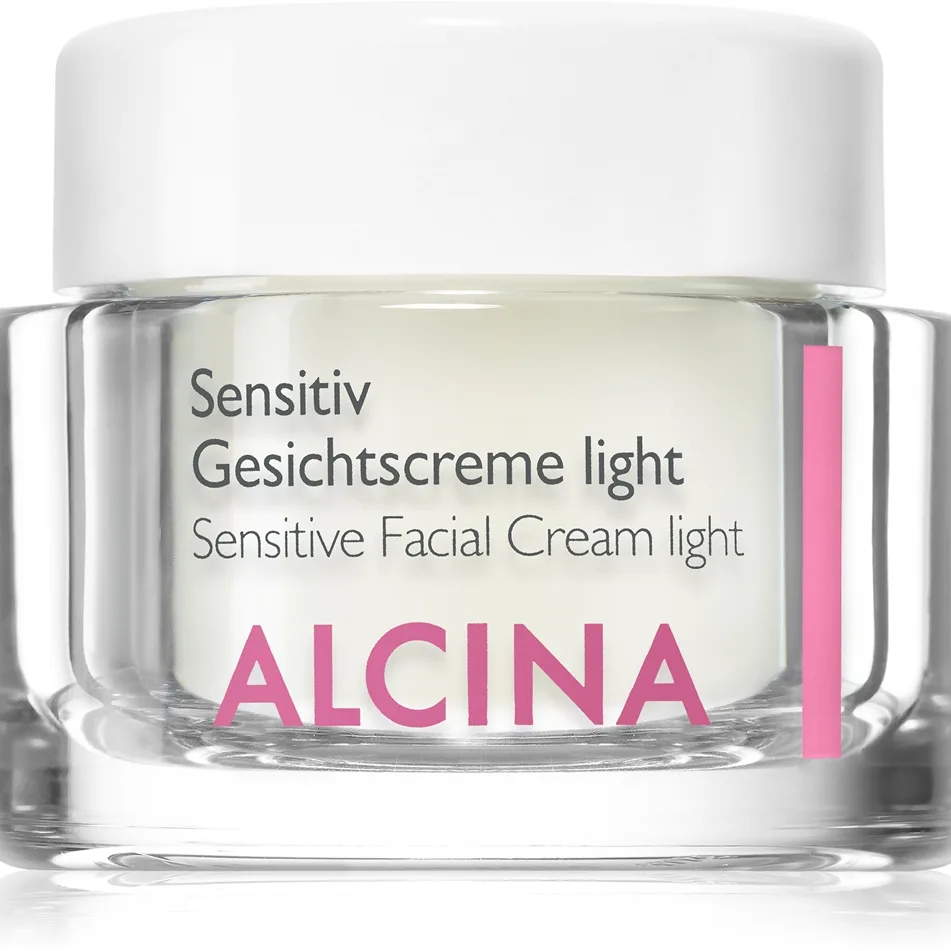 Alcina For Sensitive Skin Mild ansigtscreme Til at lindre og styrke sensitiv hud 50 ml