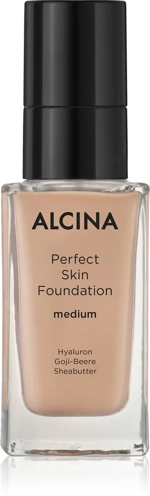 Alcina Perfect Skin Foundation Foundation med høj dækkeevne  Til perfekt hud Skygge Medium 35 ml