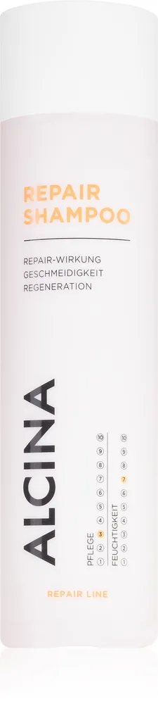 Alcina Repair Line vahvistava shampoo vaurioituneille hiuksille 250 ml