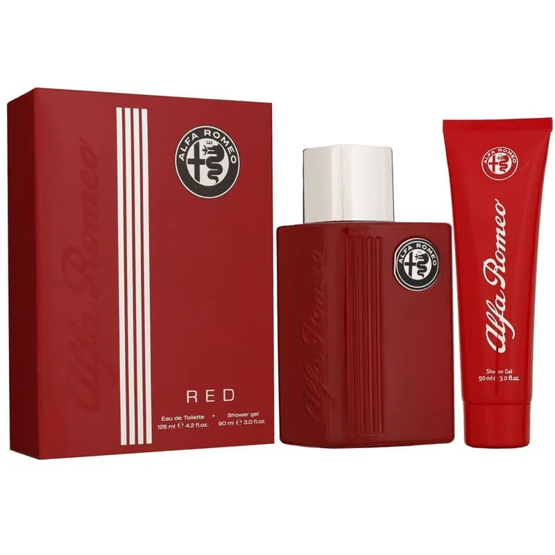 Giftset Alfa Romeo Red Edt 125ml + Shower Gel 90ml