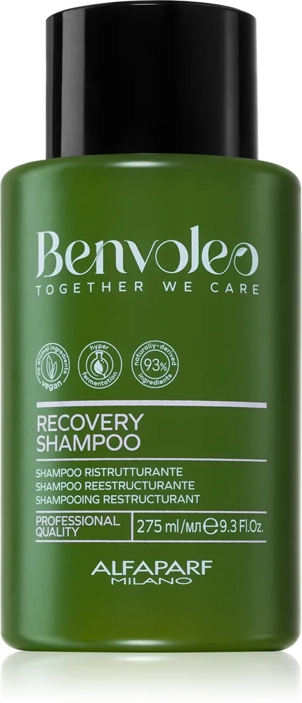 Alfaparf Milano Benvoleo Recovery rakennetta uudistava shampoo vaurioituneille hiuksille 275 ml