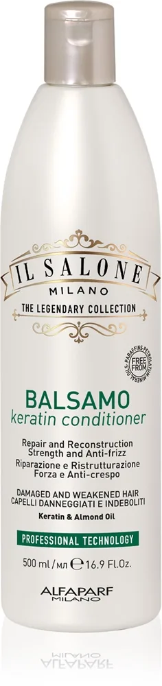 Alfaparf Milano Il Salone Milano Keratin uudistava hoitoaine vaurioituneille hiuksille 500 ml