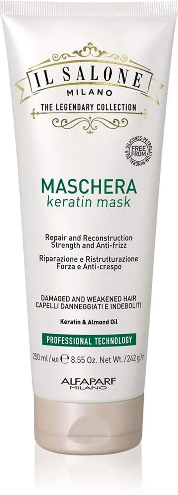 Alfaparf Milano Il Salone Milano Keratin uudistava naamio vaurioituneille hiuksille 250 ml