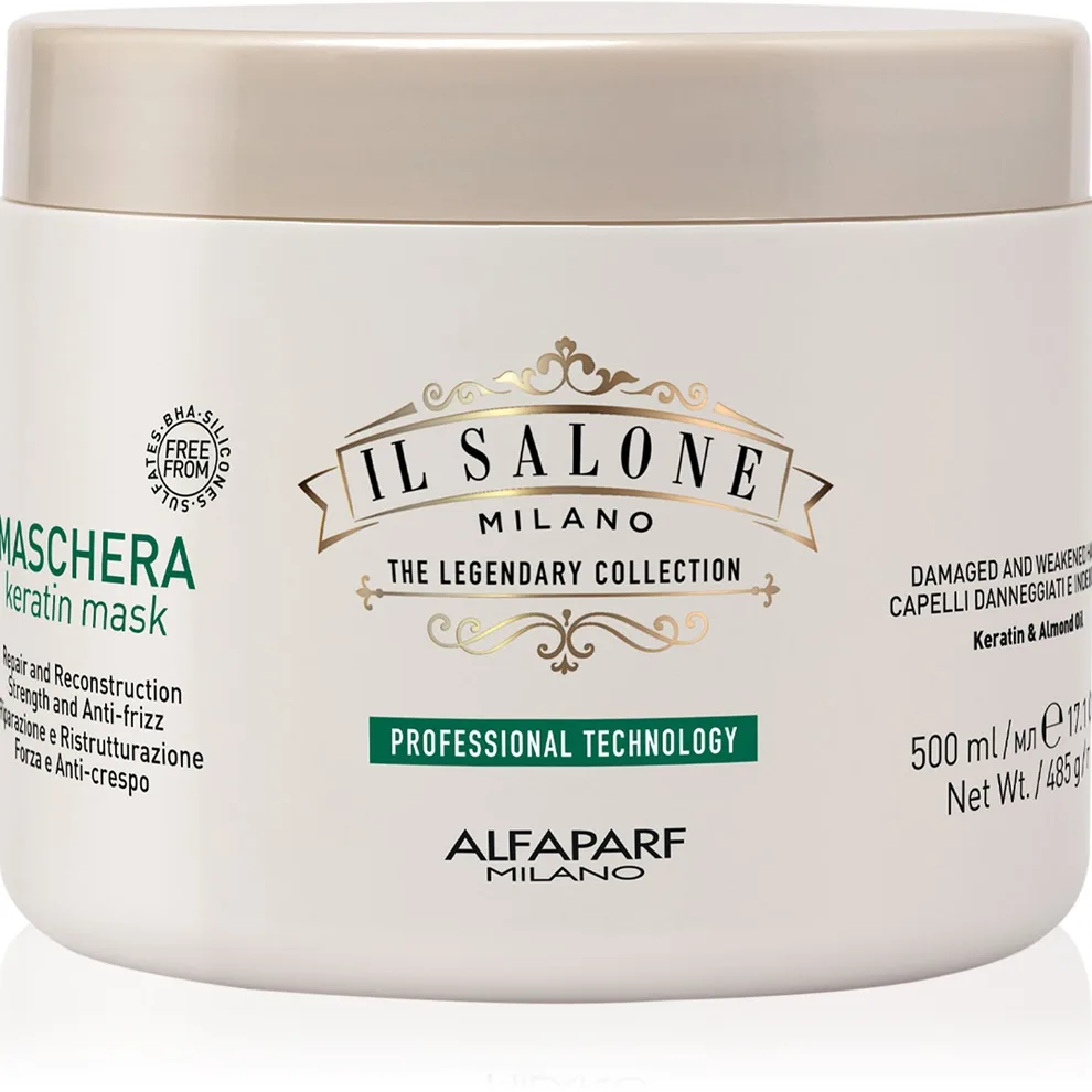 Alfaparf Milano Il Salone Milano Keratin Reparerande mask för skadat hår 500 ml