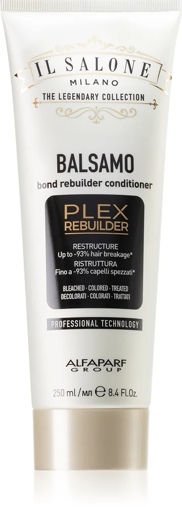 Alfaparf Milano Il Salone Milano Plex Rebuilder hoitoaine valkaistuille, värjätyille ja kemiallisesti käsitellyille hiuksille 250 ml