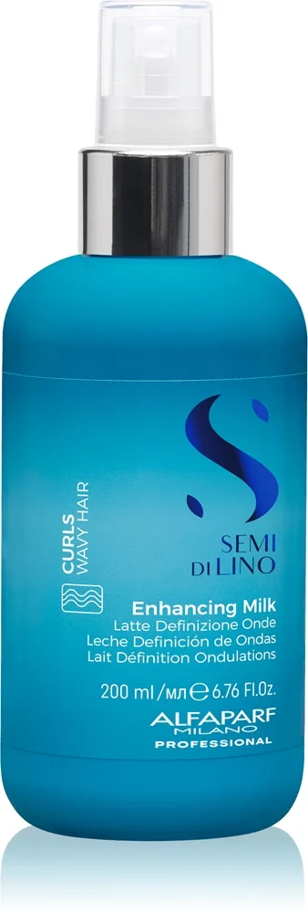 Alfaparf Milano Semi Di Lino Curls Enhancing Milk muotoileva voide kiharien ja laineikkaiden hiusten vahvistukseen 200 ml