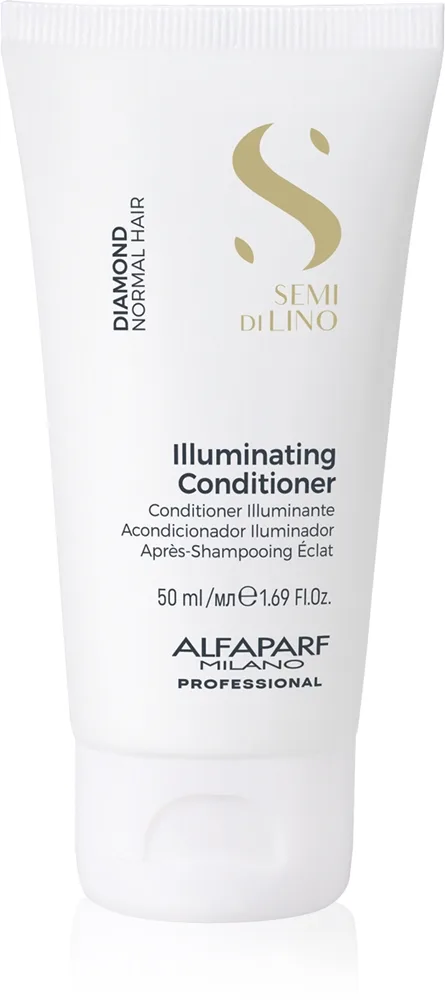 Alfaparf Milano Semi di Lino Diamond Illuminating kirkastava ja hiusten kampaamista helpottava hoitoaine 50 ml
