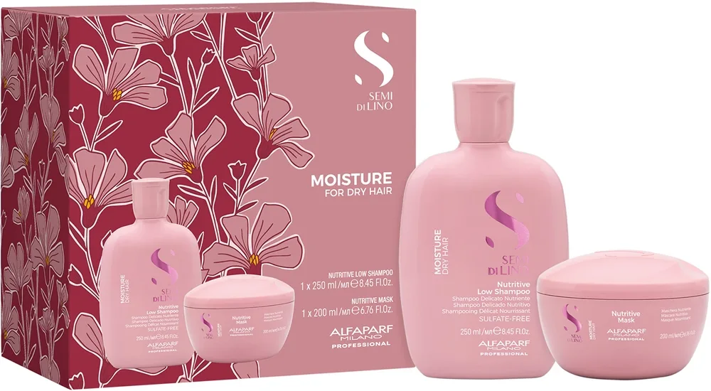Alfaparf Milano Semi di Lino Moisture Kit setti erittäin kuiville hiuksille