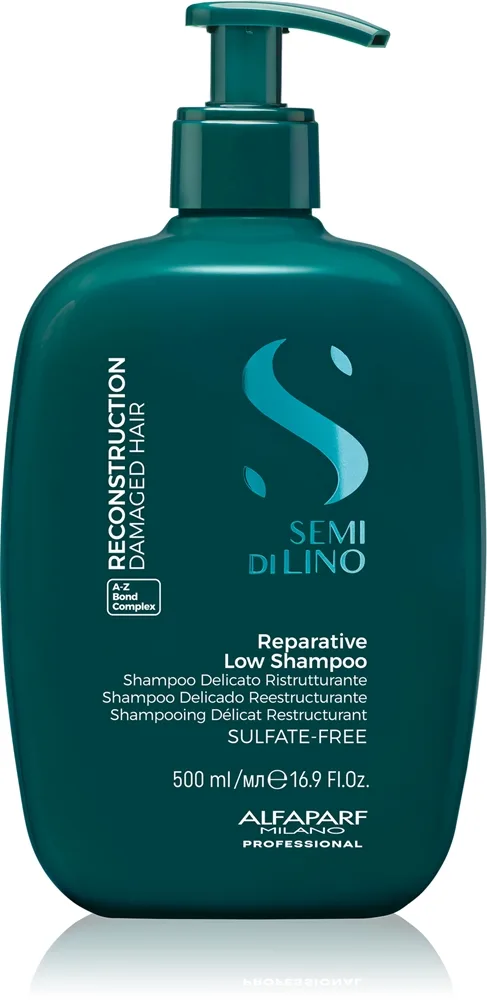 Alfaparf Milano Semi di Lino Reconstruction Reparative uudistava shampoo vaurioituneille hiuksille 500 ml