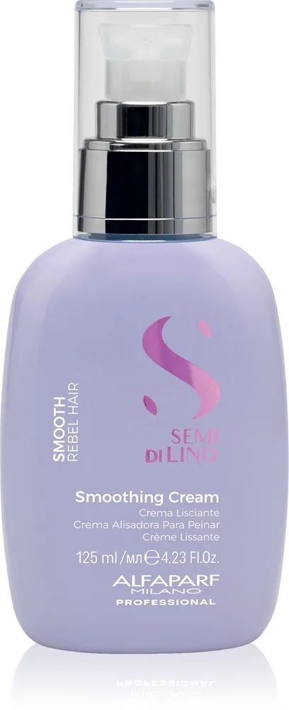 Alfaparf Milano Semi di Lino Smooth silottava maito kurittomille ja pörröisille hiuksille 125 ml