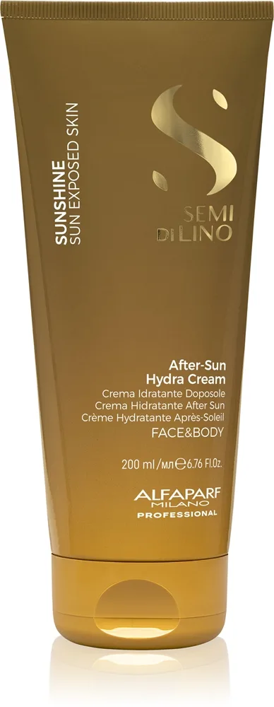Alfaparf Milano Semi di Lino Sunshine After Sun Hydra Cream kosteuttava voide kasvoille ja vartalolle auringonoton jälkeen 200 ml