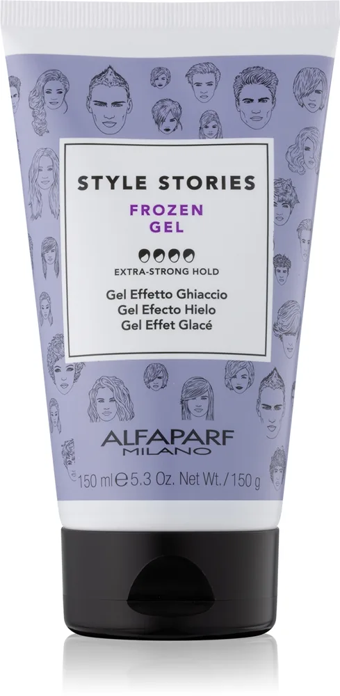 Alfaparf Milano Style Stories The Range Gel jääefektin antava hiusgeeli erityisen vahva pito Frozen Gel 150 ml