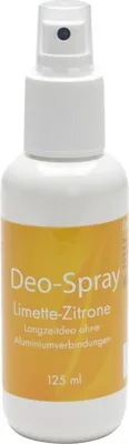 DEO SPRAY Limette-Zitrone Langzeitdeo ohne Alumminuimverbindungen 125 ml Pumplösung