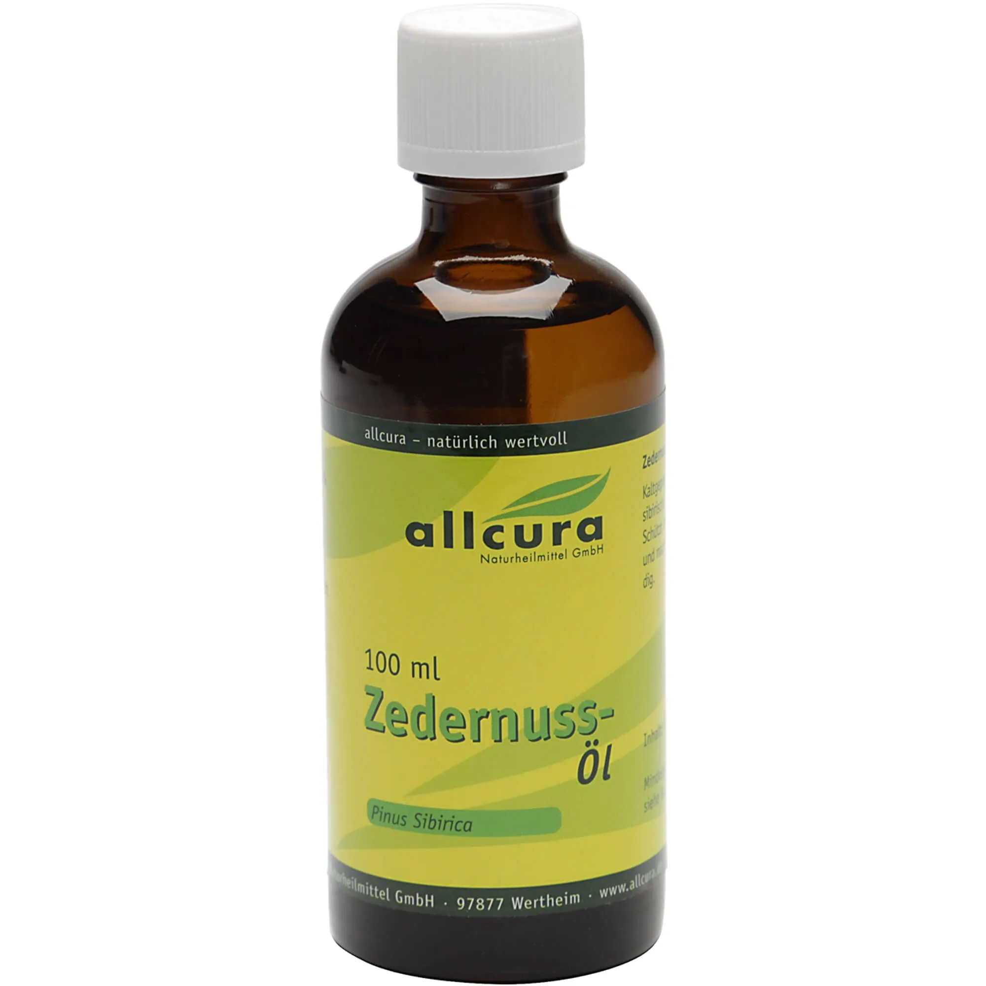 Allcura Zedernuss-Öl bei trockener Haut, 100 ml Öl