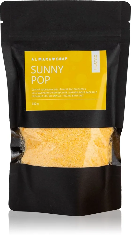 Almara Soap Bath Salt Sunny Pop färgsalt för badet 180 g