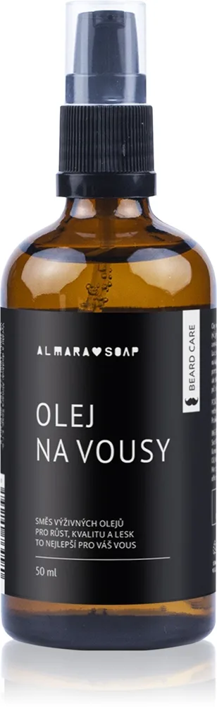 Almara Soap Beard Care Olie til at fremme skægvækst 50 ml