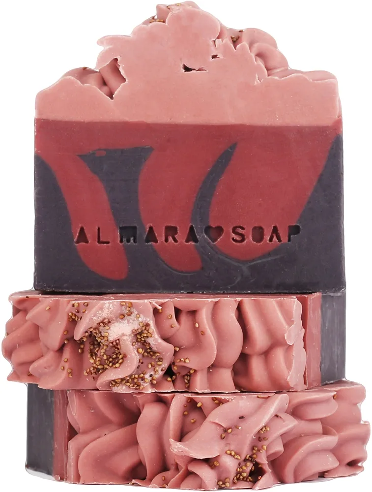 Almara Soap Fancy Cherry Nougat käsintehty saippua 100 g