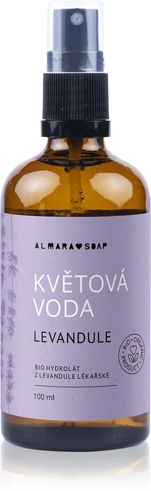 Almara Soap Floral Water Lavender Ansigtslotion med udglattende effekt 100 ml