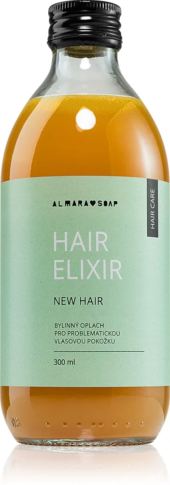 Almara Soap Hair Care New Hair hiustenhoito yrteistä herkälle hiuspohjalle 300 ml