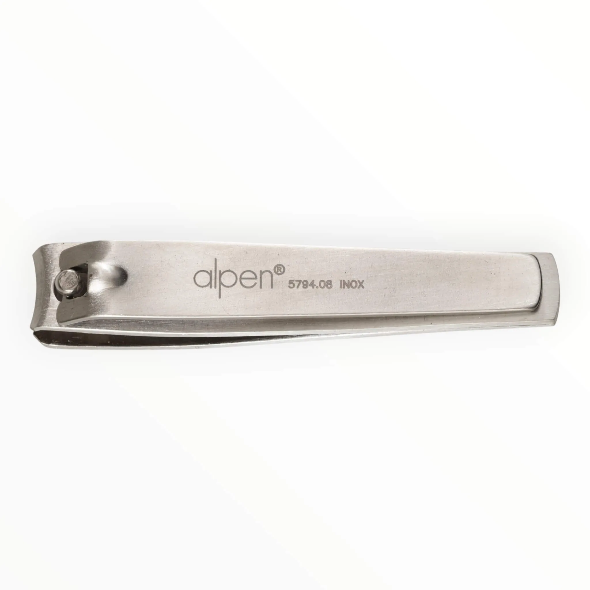 Alpen Negleklipper i Læderetui, Rustfrit Stål, 8 cm.