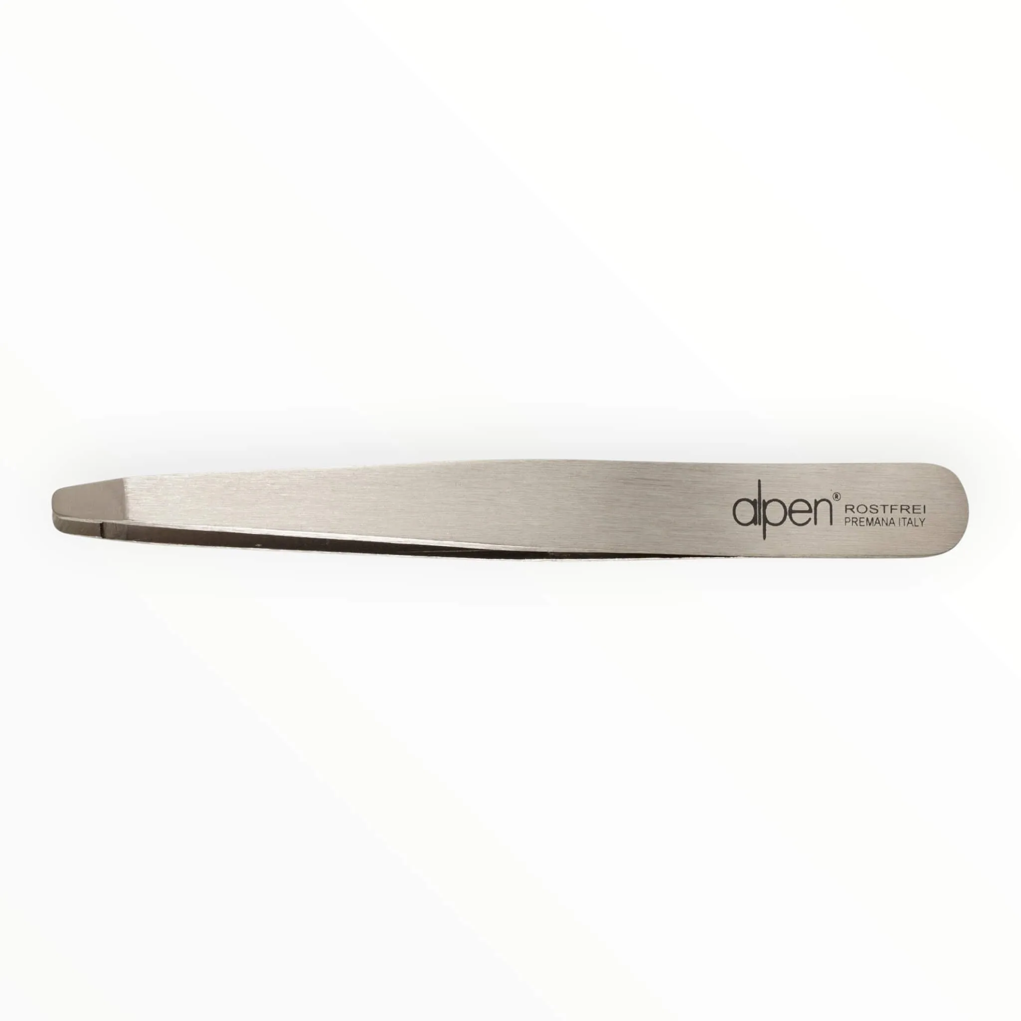 Alpen Pincet, Rund, Rustfrit Stål, 10 cm.