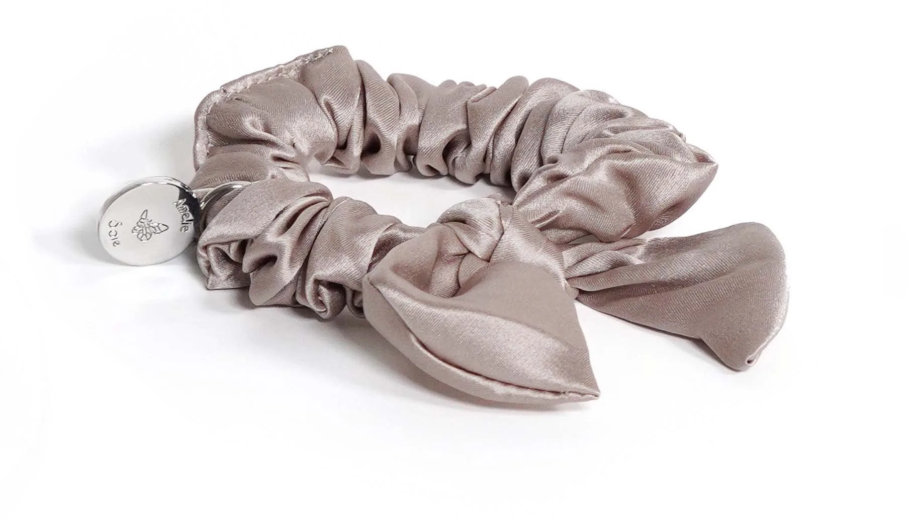 Amelie Soie Silk Bow Greige