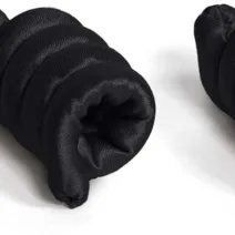 Amelie Soie Silk Toupies Black 2 st