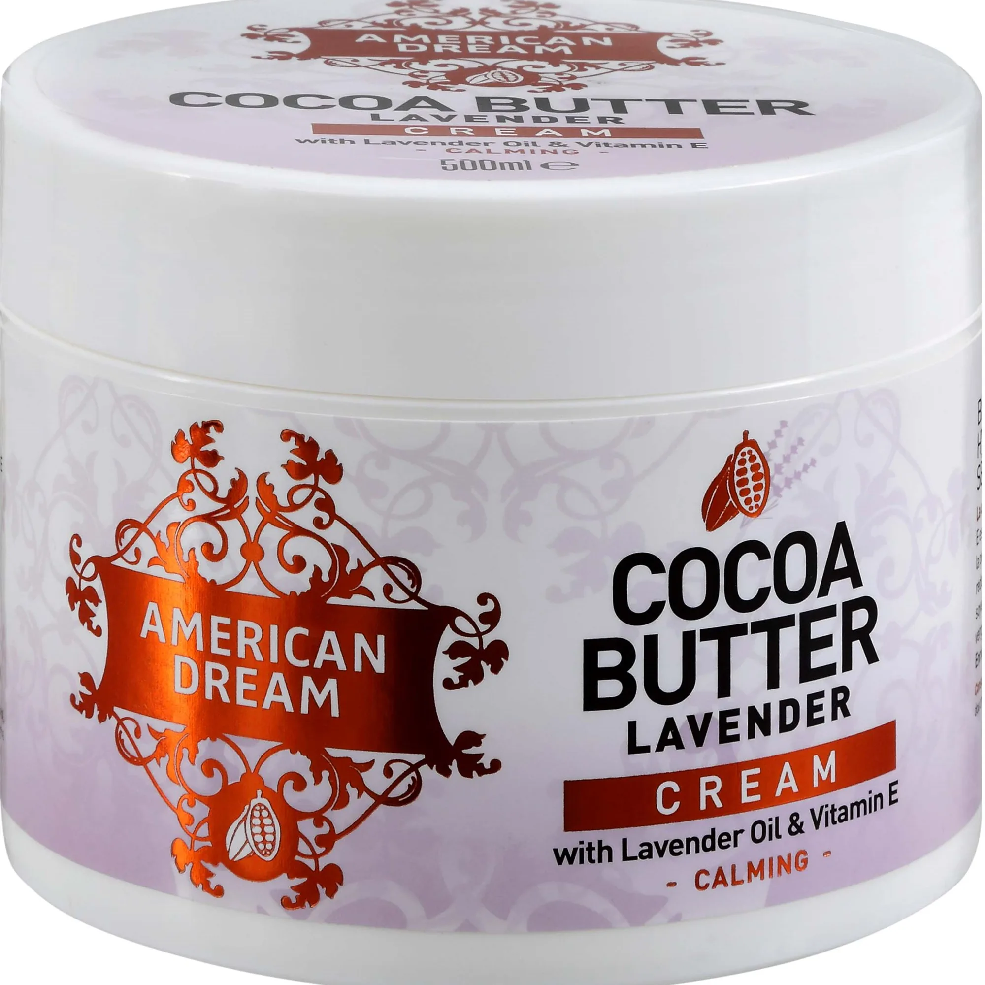 American Dream Lavender Cocoa Butter Body Cream 500 ml