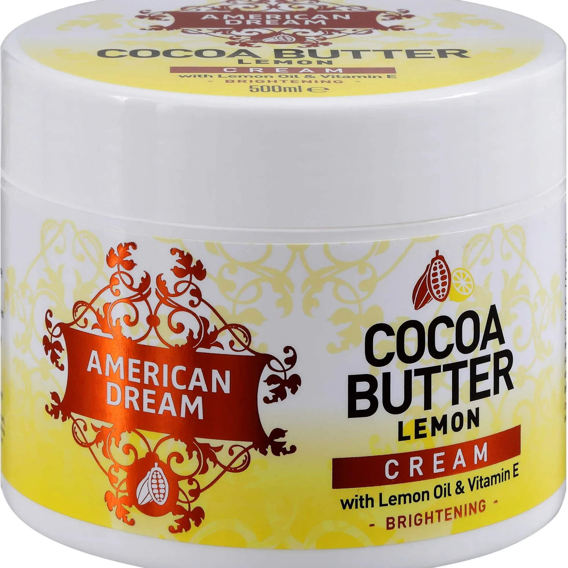 American Dream Lemon Cocoa Butter Body Cream 500 ml