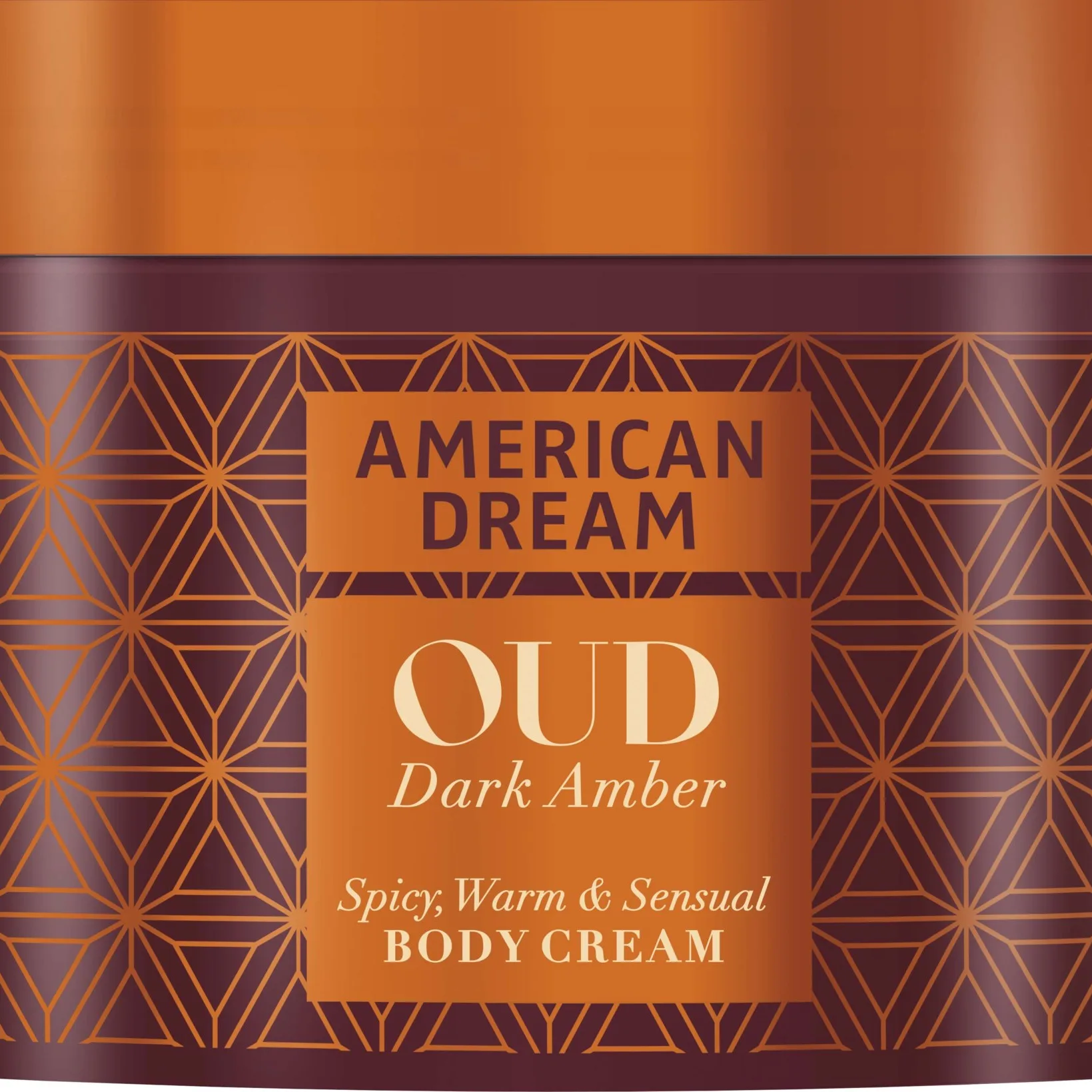 American Dream Oud Scented Body Cream - Dark Amber  500 ml