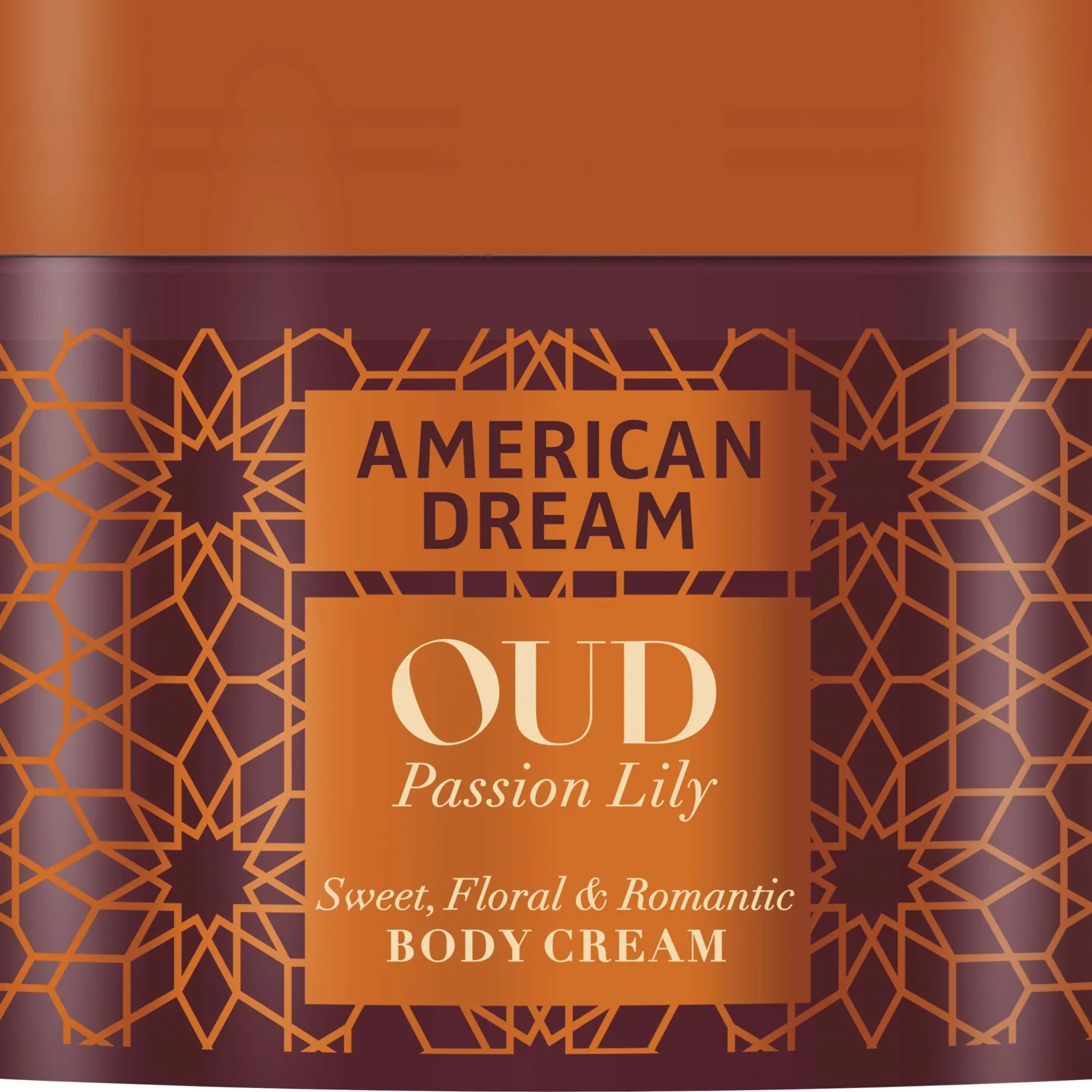 American Dream Oud scented Body Cream - Passion Lily  500 ml